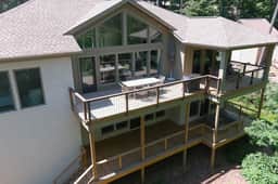 Brand New Family Lake Retreat with Two Living Areas